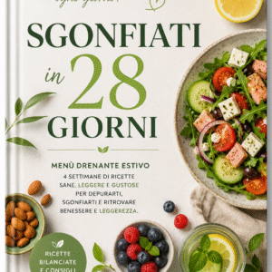 Sgonfiati in 28 Giorni Menù Estivo Drenante 2026